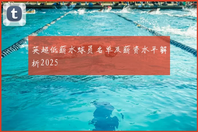 英超低薪水球员名单及薪资水平解析2025